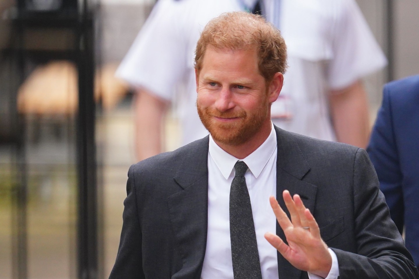 Prinz Harry trifft vor einer Anhörung vor dem Royal Courts Of Justice ein.