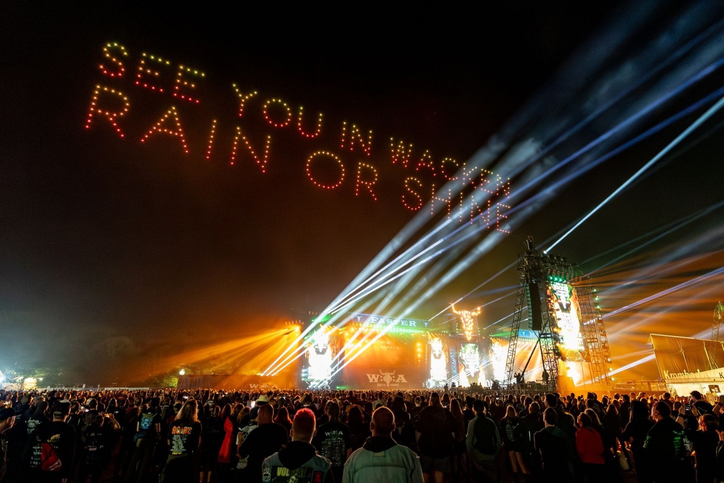 Das Wacken Open Air endet in der Nacht.